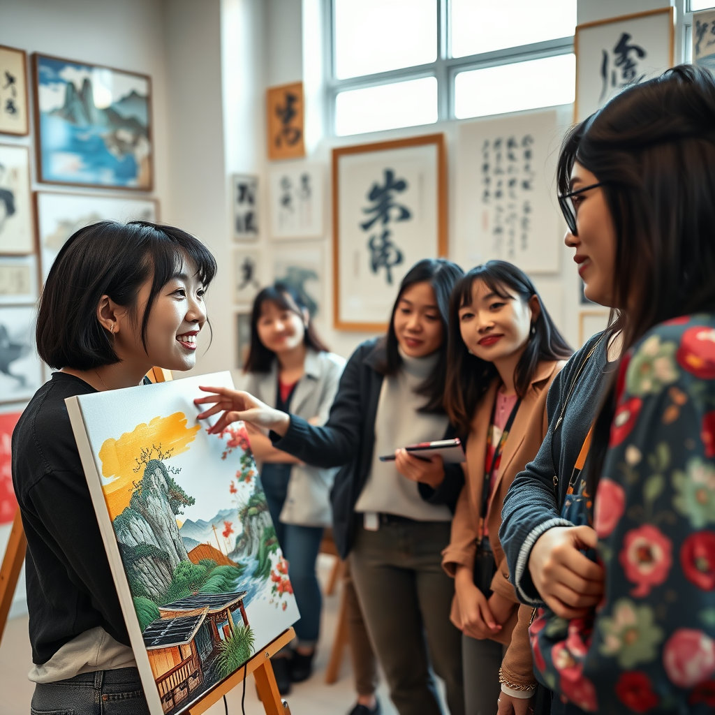 한국 대학생이 주목한 동양 화가 트렌드