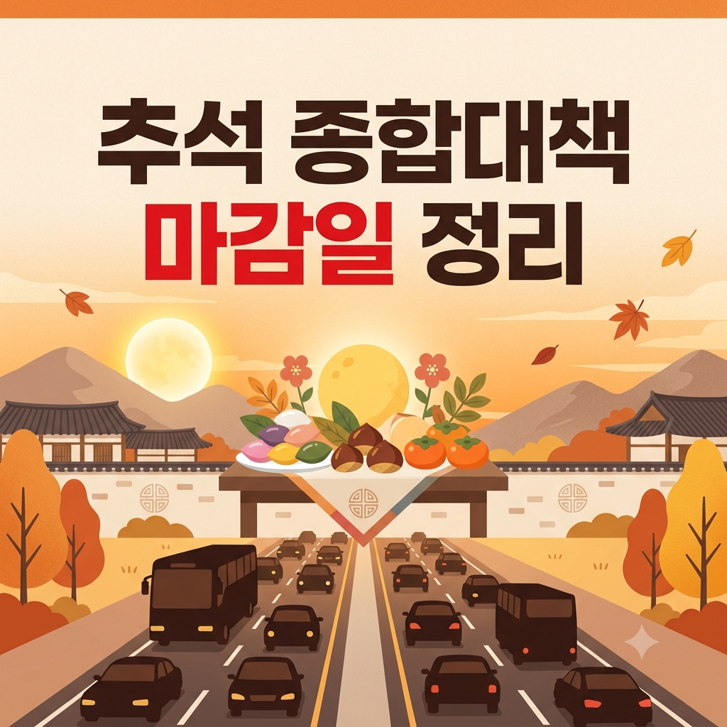 추석 연휴 종합대책 마감일 정리 썸네일