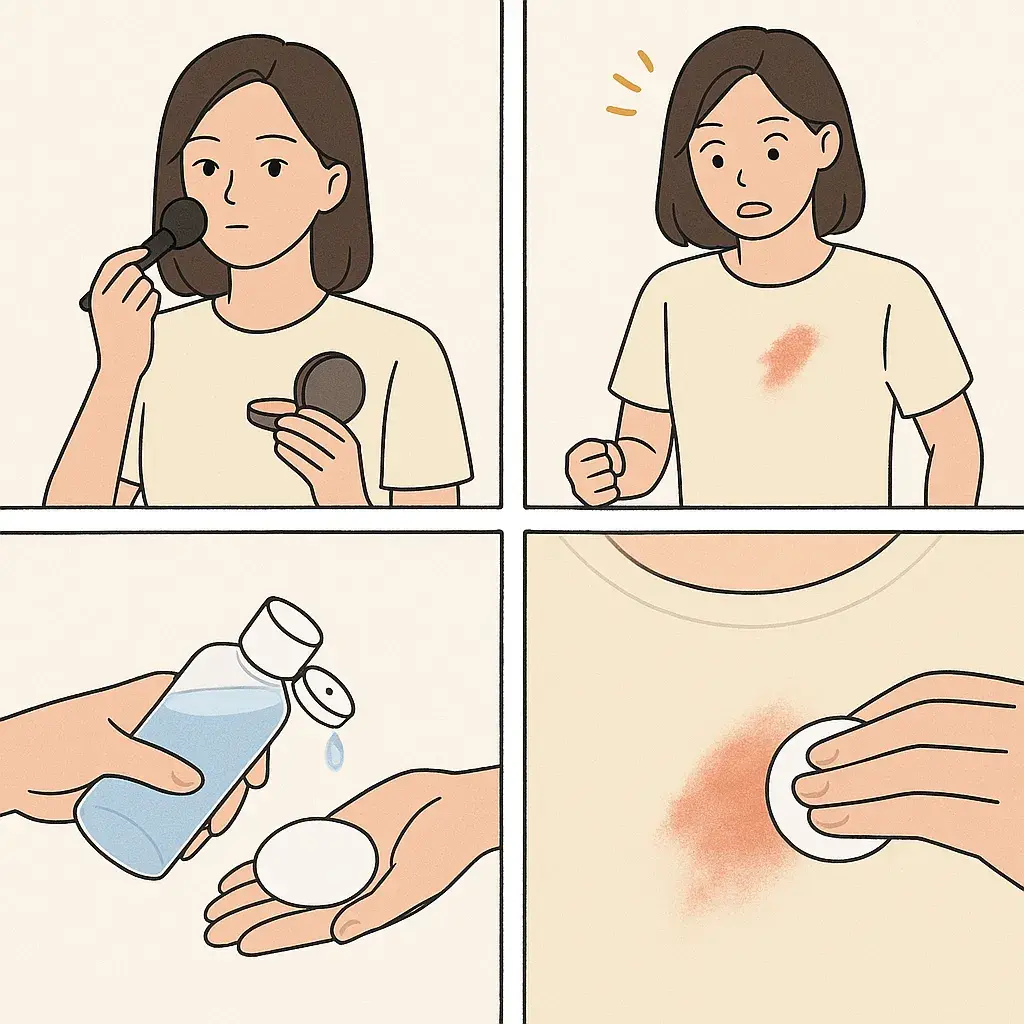 흰 셔츠에 묻은 파운데이션, 세탁 전에 꼭 해야 할 일