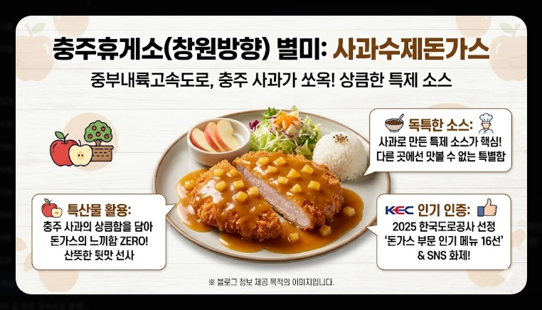 2026 설날 귀성길 휴게소 맛집 BEST 10