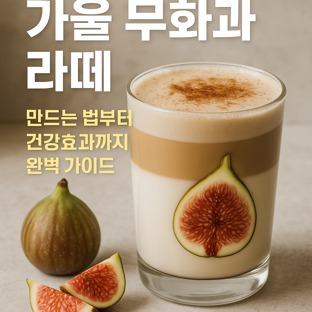 무화과 라떼