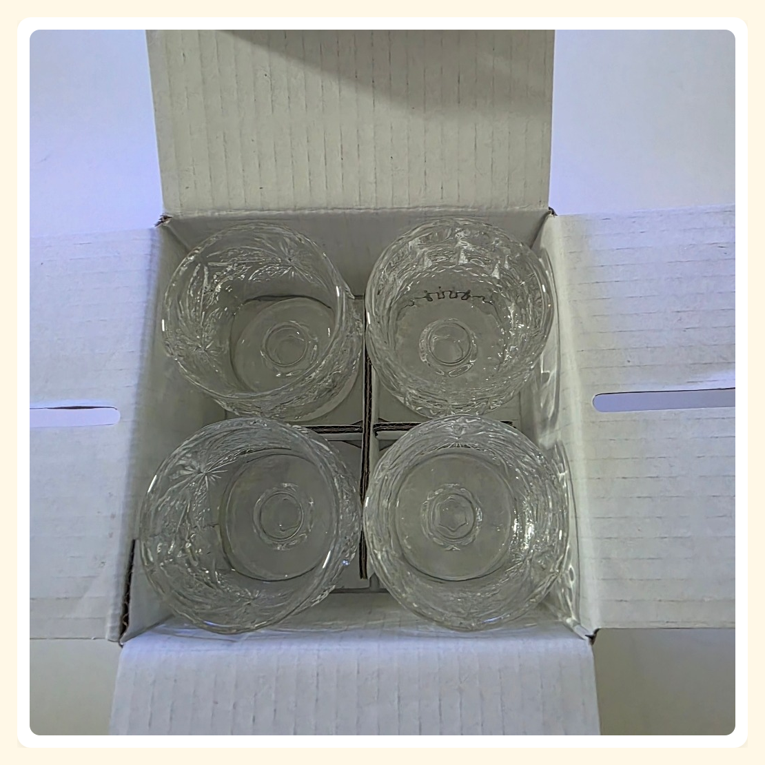 애스크제이 레트로 감성술잔 45ml, 4개