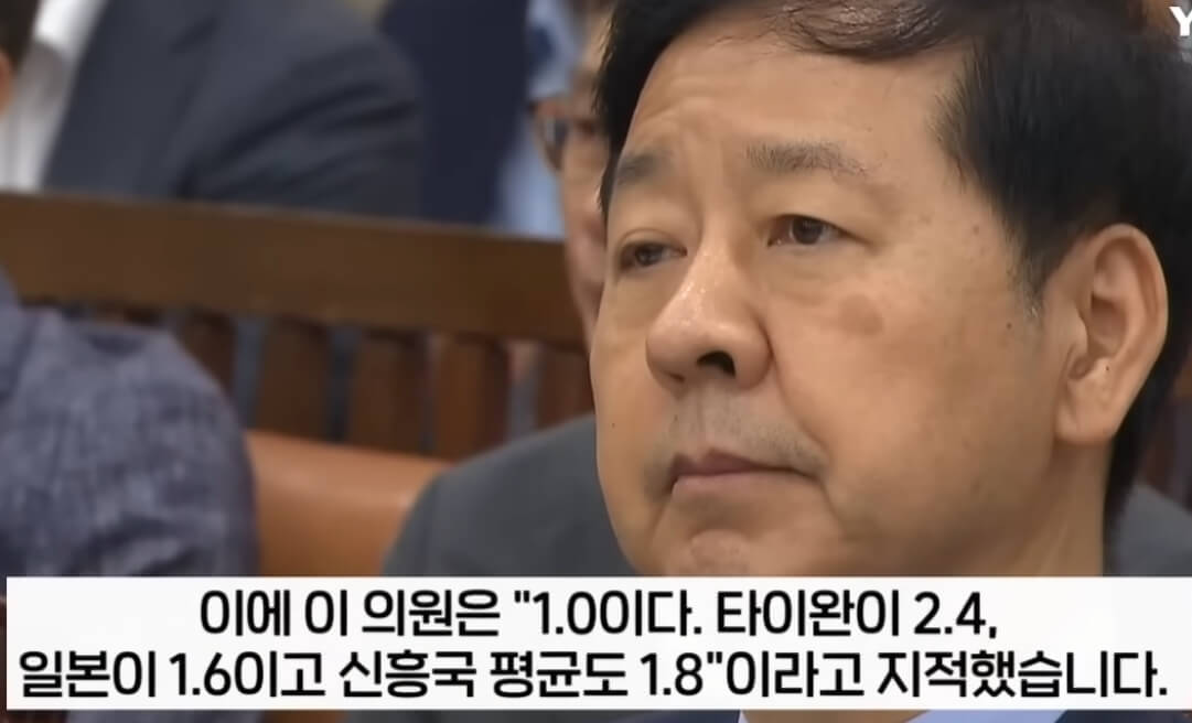 이소영 의원 질의 중 장면