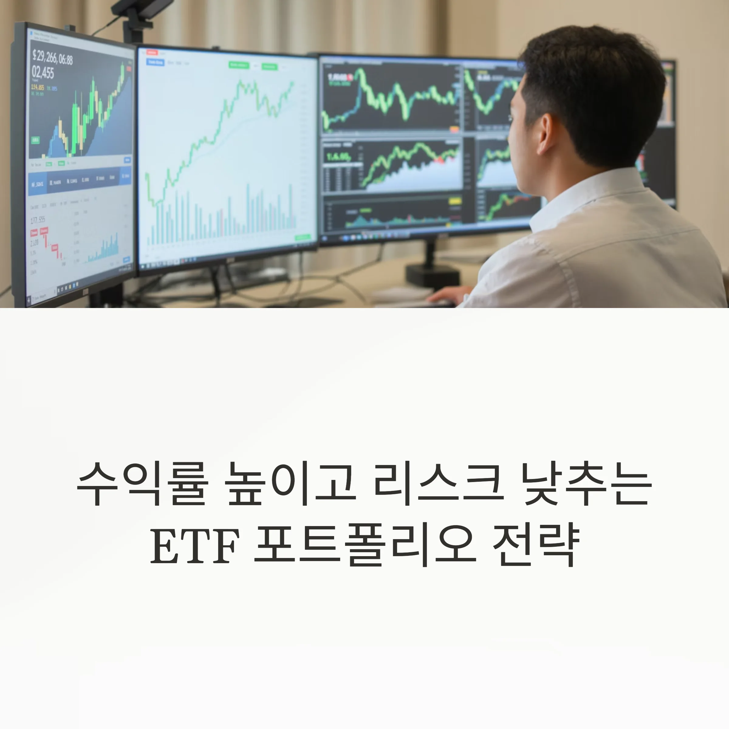 ETF 분산 포트폴리오 만들기: VOO, QQQ, TLT