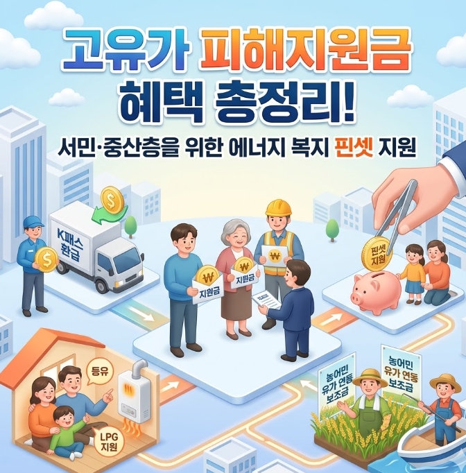 고유가 피재지원금 신청 방법 지급일 대상 기준