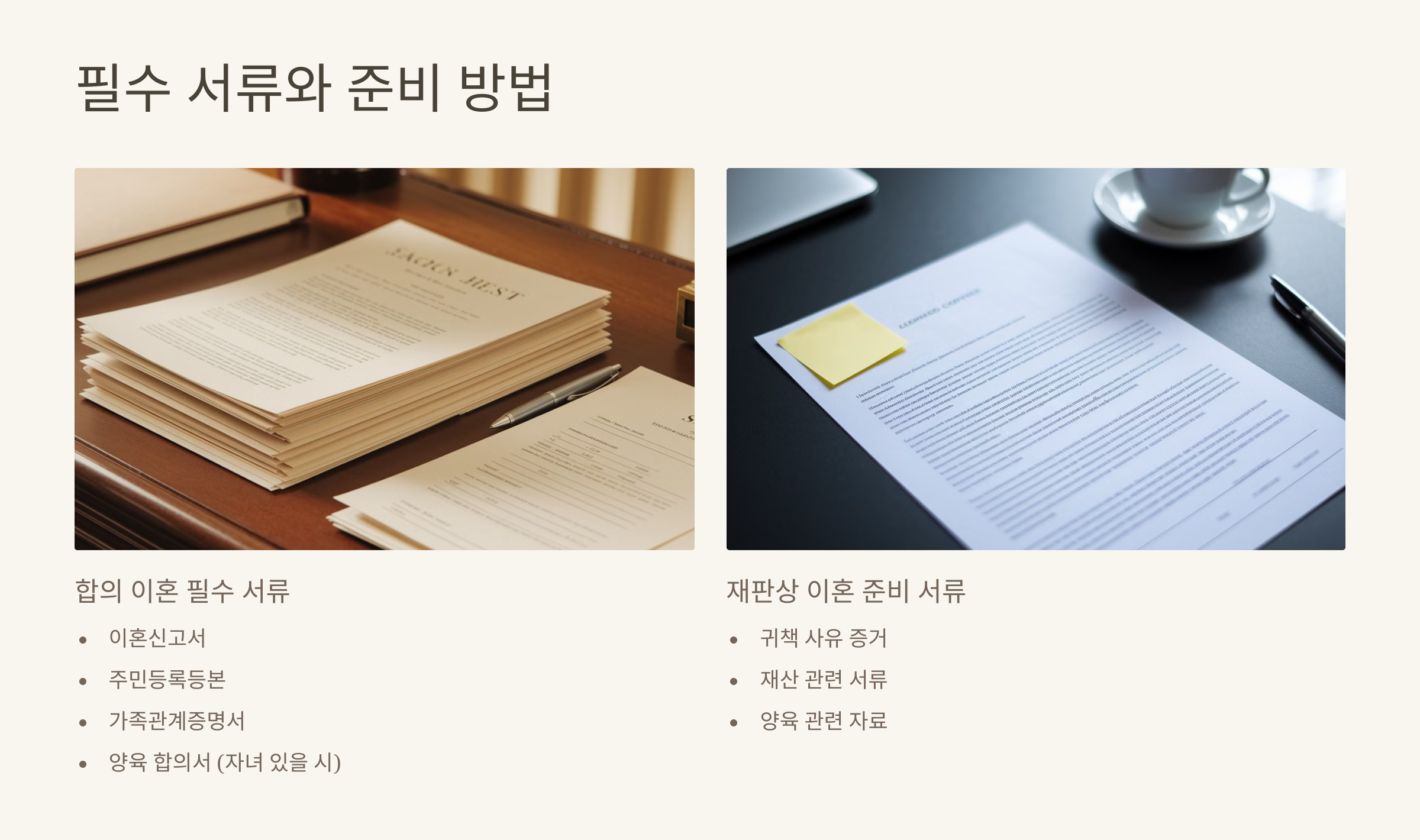 필수 서류와 준비 방법