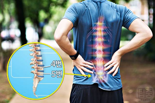 허리디스크 증상 자가진단 까치발