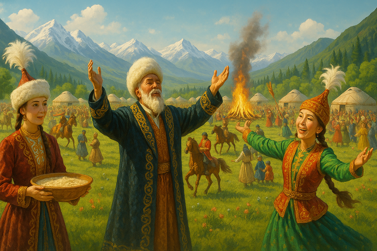 알타이의 신성한 부활절 '나우르즈 축제' (봄,재생,정령신앙)