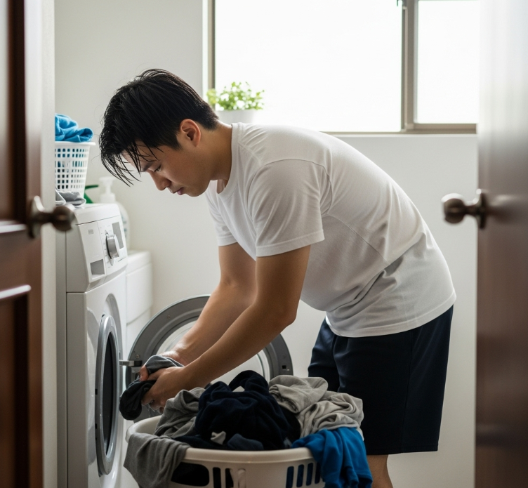 운동복 빨래는 매일