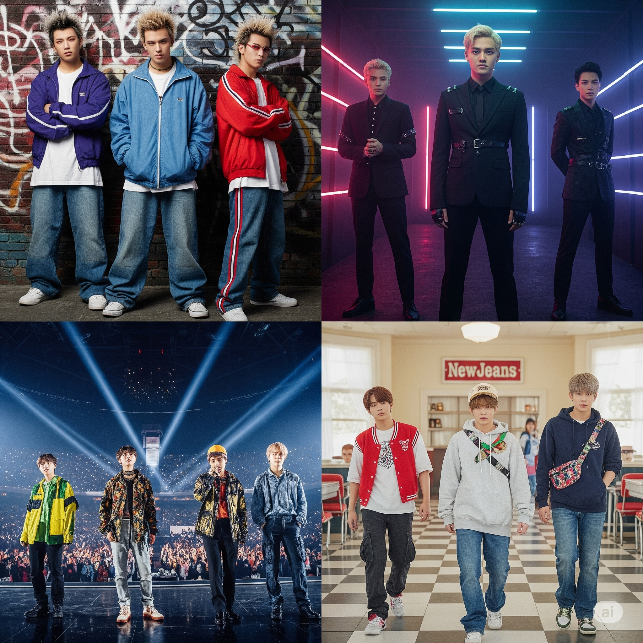 1세대~4세대 K-POP 그룹 인기 변천사 = H.O.T, 엑소, BTS, 뉴진스