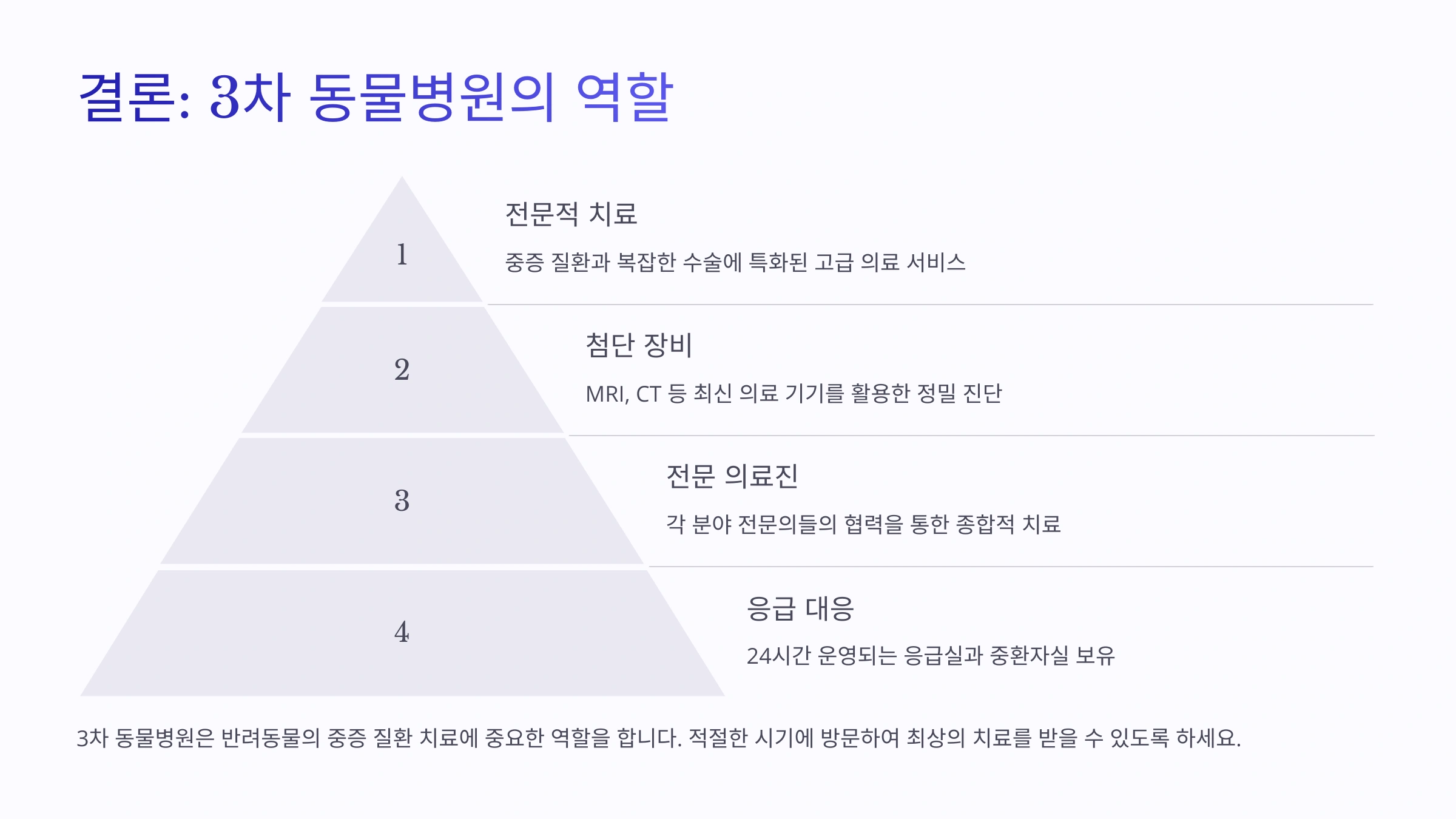 3차 동물병원이란 역할과 특징