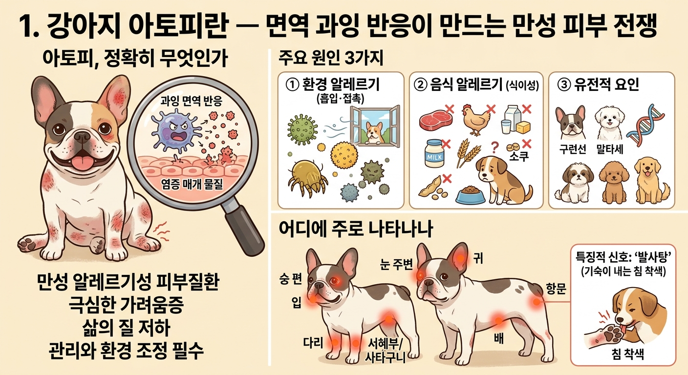 강아지 아토피란?
