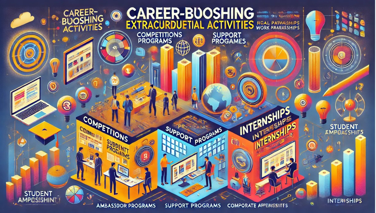 취업도움이 되는 활동에 대한 이미지입니다