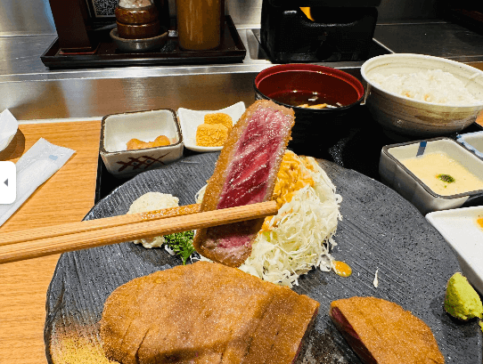 후쿠오카 규카츠 맛집 BEST 5, 모토무라 규카츠 파르코점
