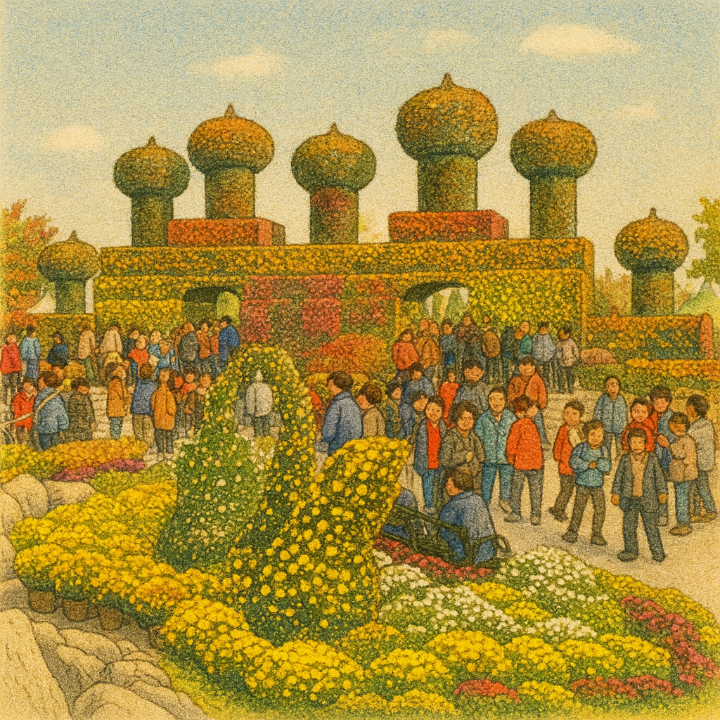 익산천만송이 국화축제