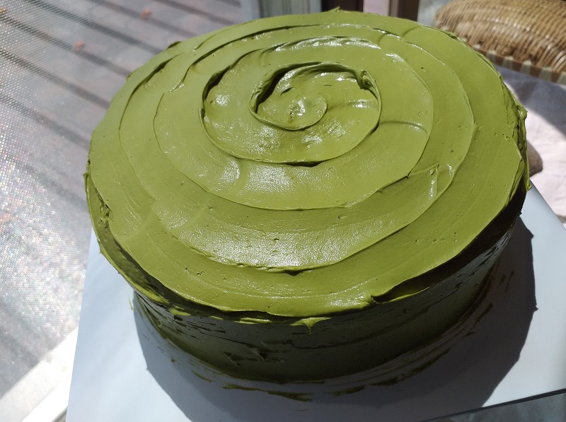 케이크만들기, 녹차케이크