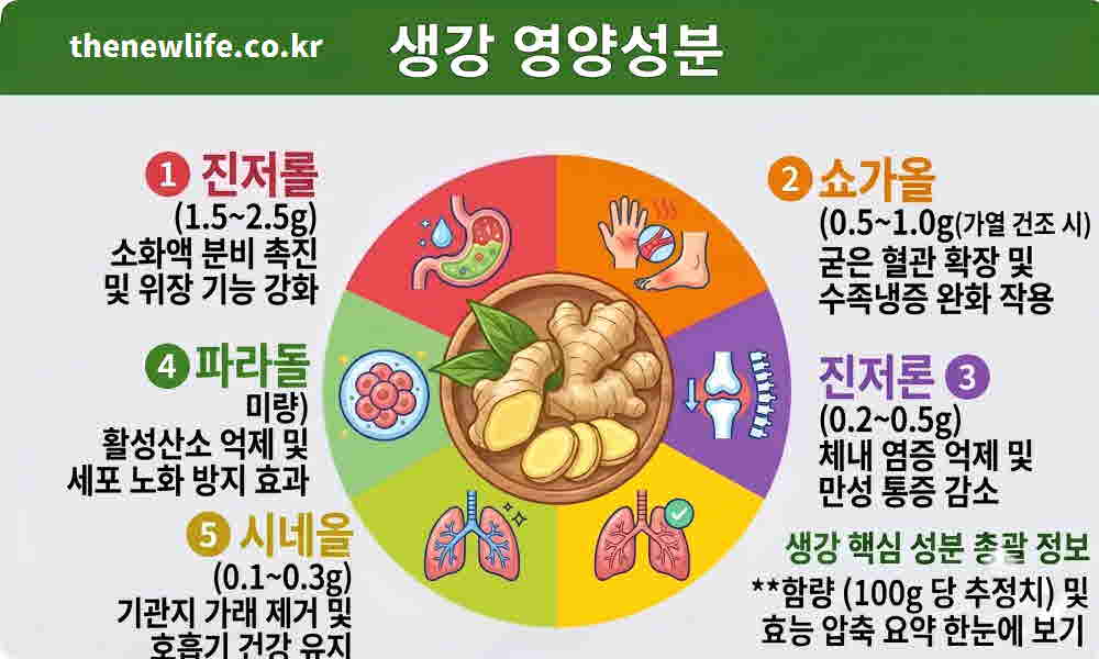 생강 효능 영양성분
