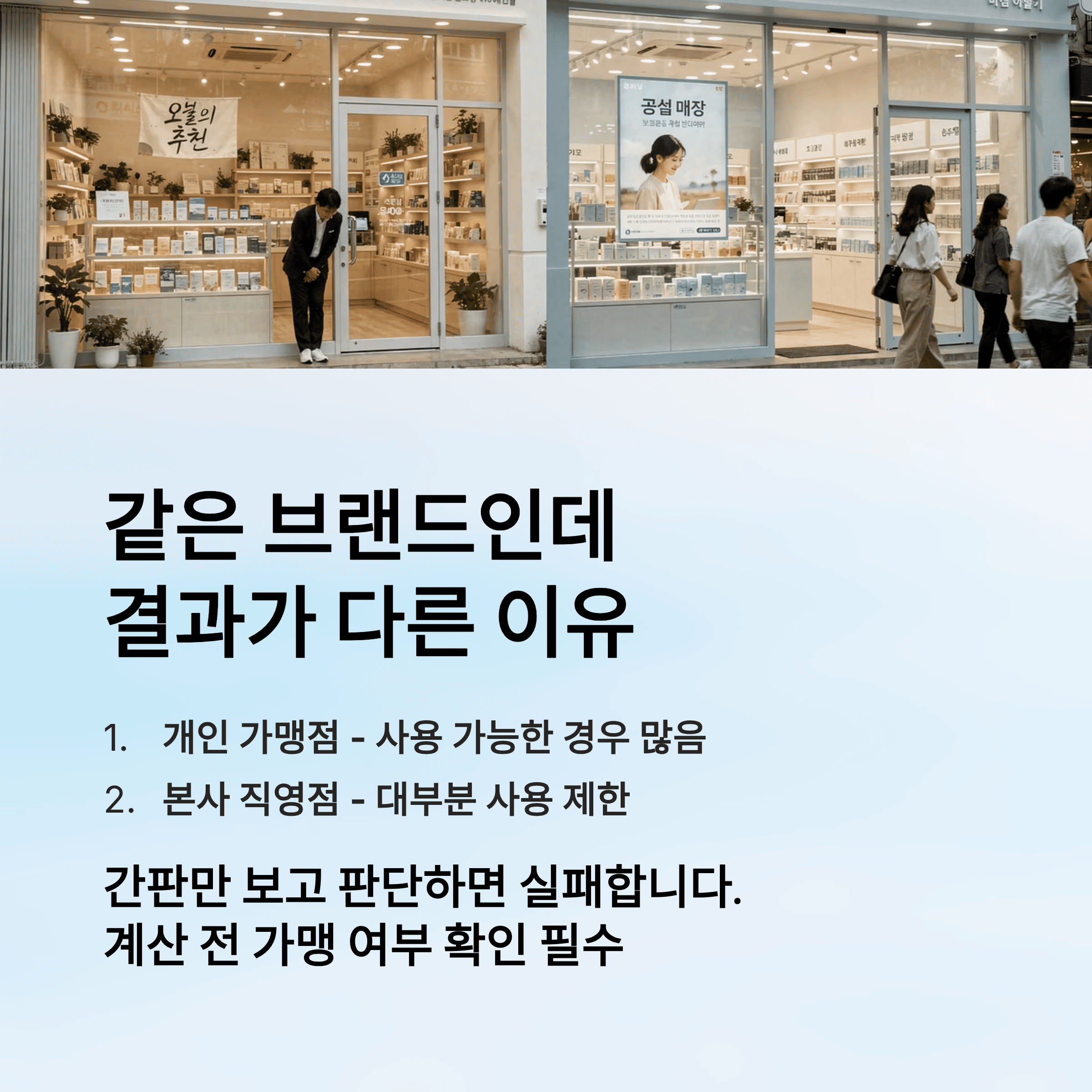 지역 사랑 상품권 실제 사용처