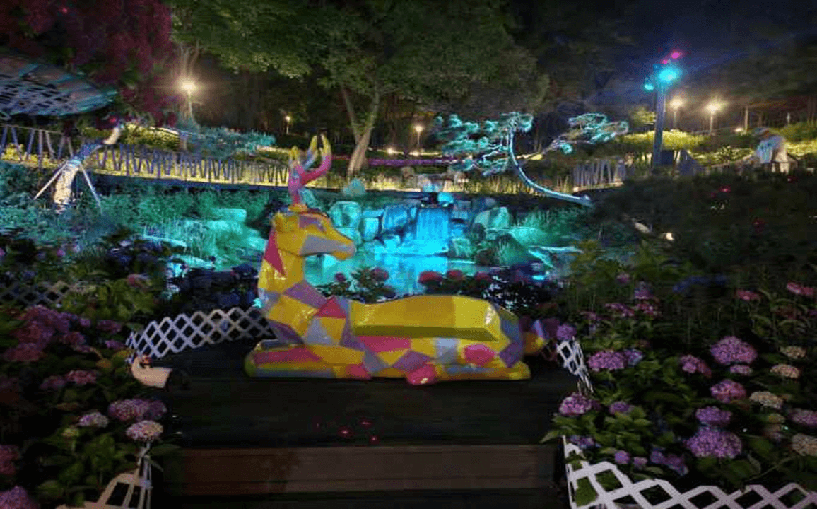 서울 노원 초안산 수국동산