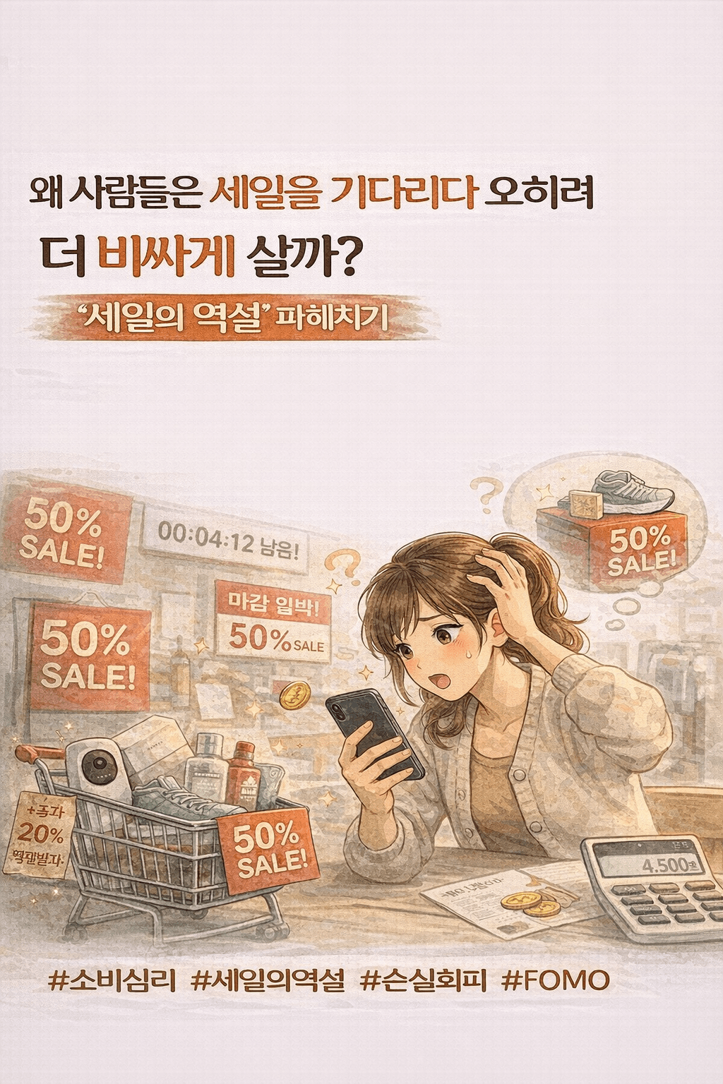 세일 기다렸는데 더 비싸게 샀다 소비자를 속이는 &lsquo;세일의 역설&rsquo;