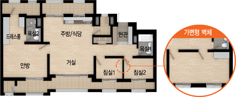 더샾송도 마리나베이 - 84F 평면도