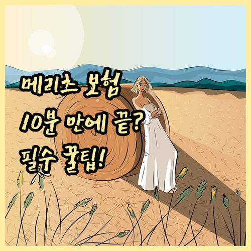 복잡한 서류 없이 메리츠화재 보험금 ..