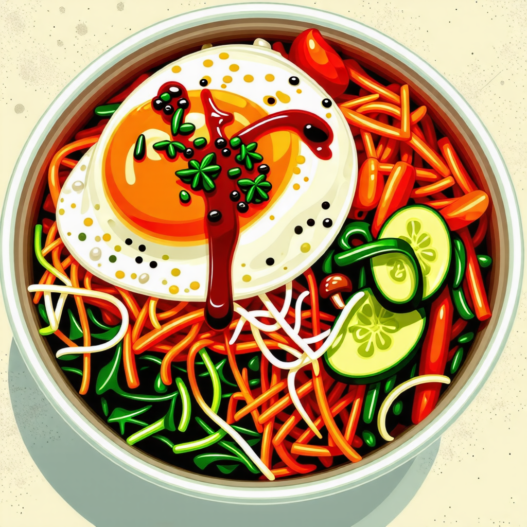 비빔밥 재료