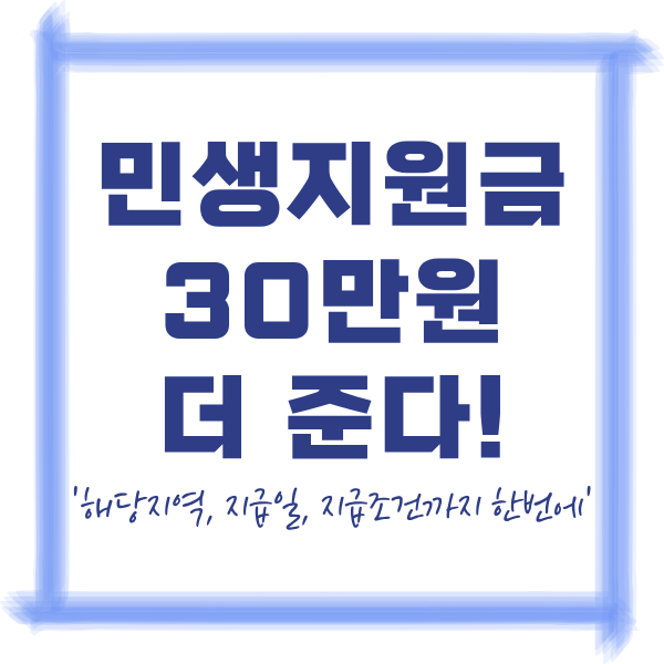 고유가 지원금과 별도로 30만원 지급? 5월 18일 신청 시작