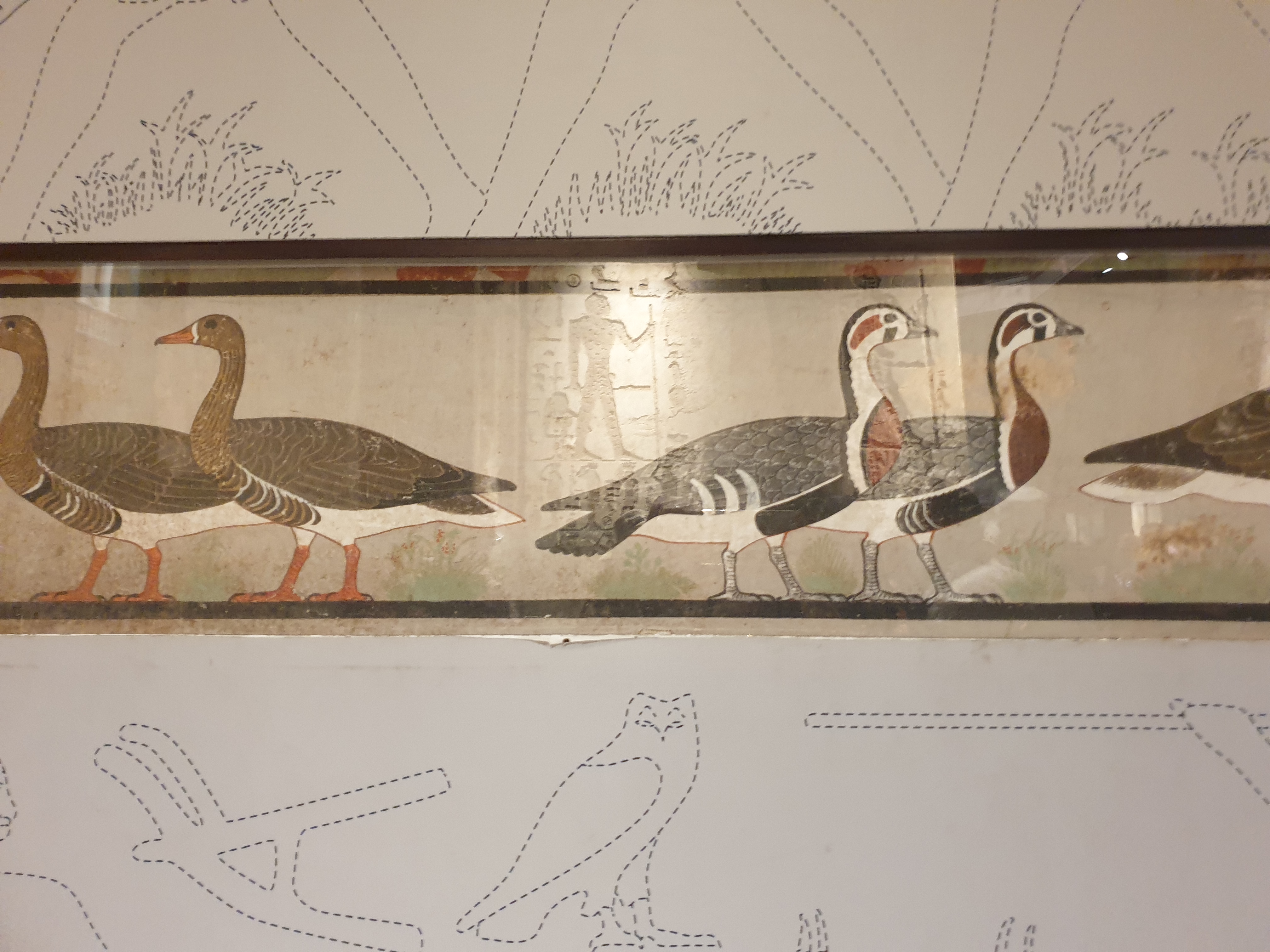 이집트박물관 내 벽화