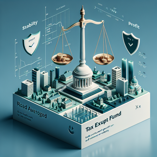 alt="로드 앱벳 인터미디엇 면세 펀드의 안정적 수익과 세금 효율성의 균형을 나타내는 뮤니채권 포트폴리오 차트"