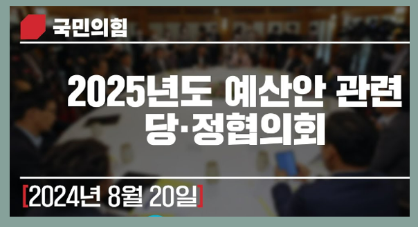 2025년도 예산안 긴축 편성