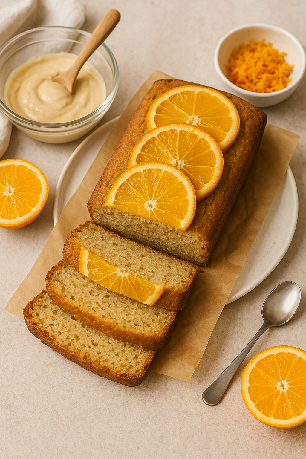 비건 오렌지 케이크