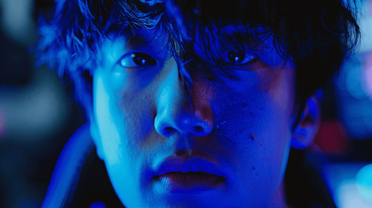 심각한-표정으로-컴퓨터를-하고-있는-남성-이미지