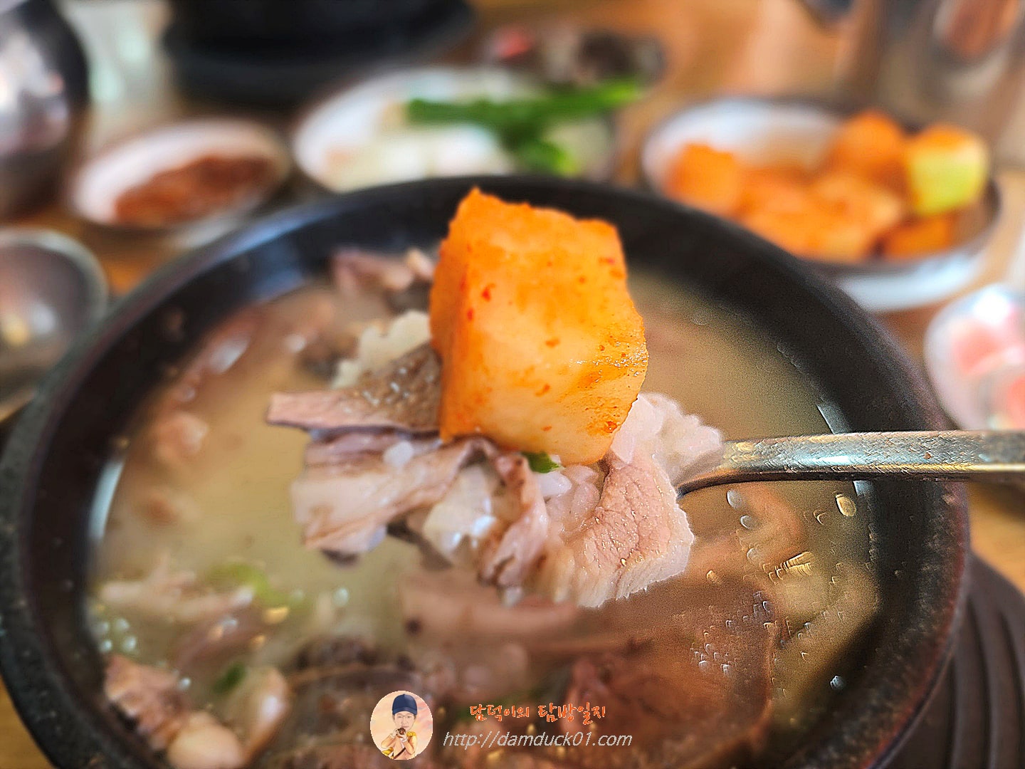 순대국 섞어서 보통