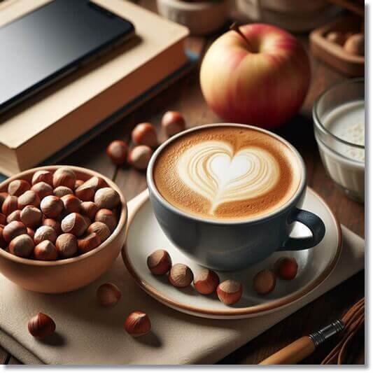 헤이즐넛 효능 및 영양소, 칼로리 하루 권장섭취량