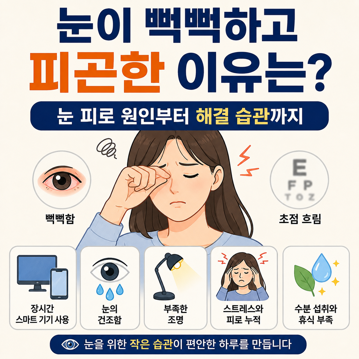 눈 피로 원인