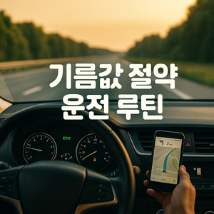 기름값 절약 운전 루틴과 연비 비교