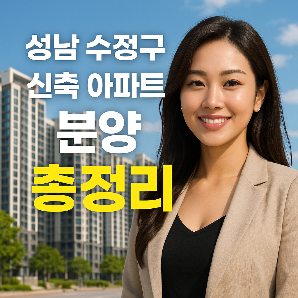 성남 수정구 신축 아파트 분양정보