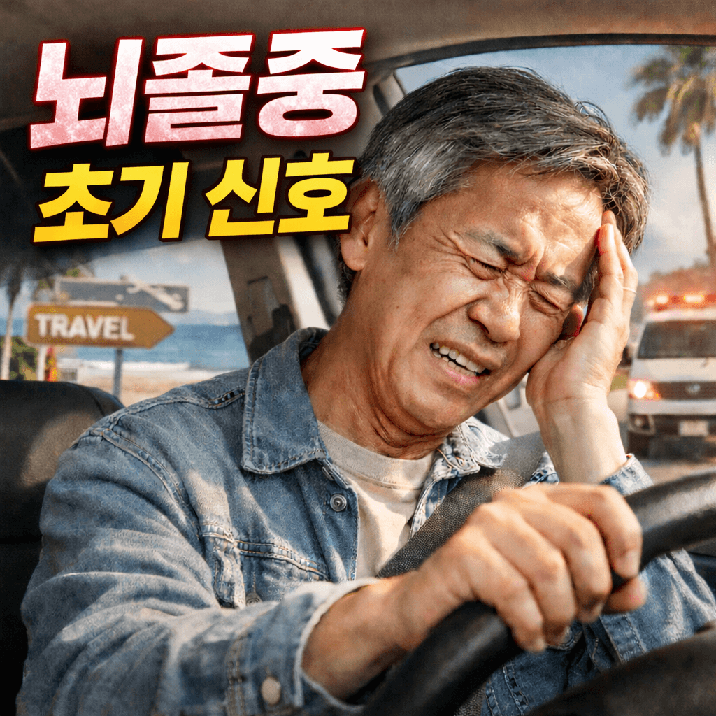 뇌졸중 초기증상 7가지, 이 신호를 놓치면 생명이 위험합니다!