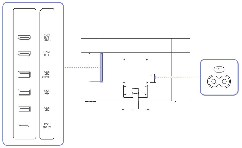 스마트모니터M7 - 입력단자