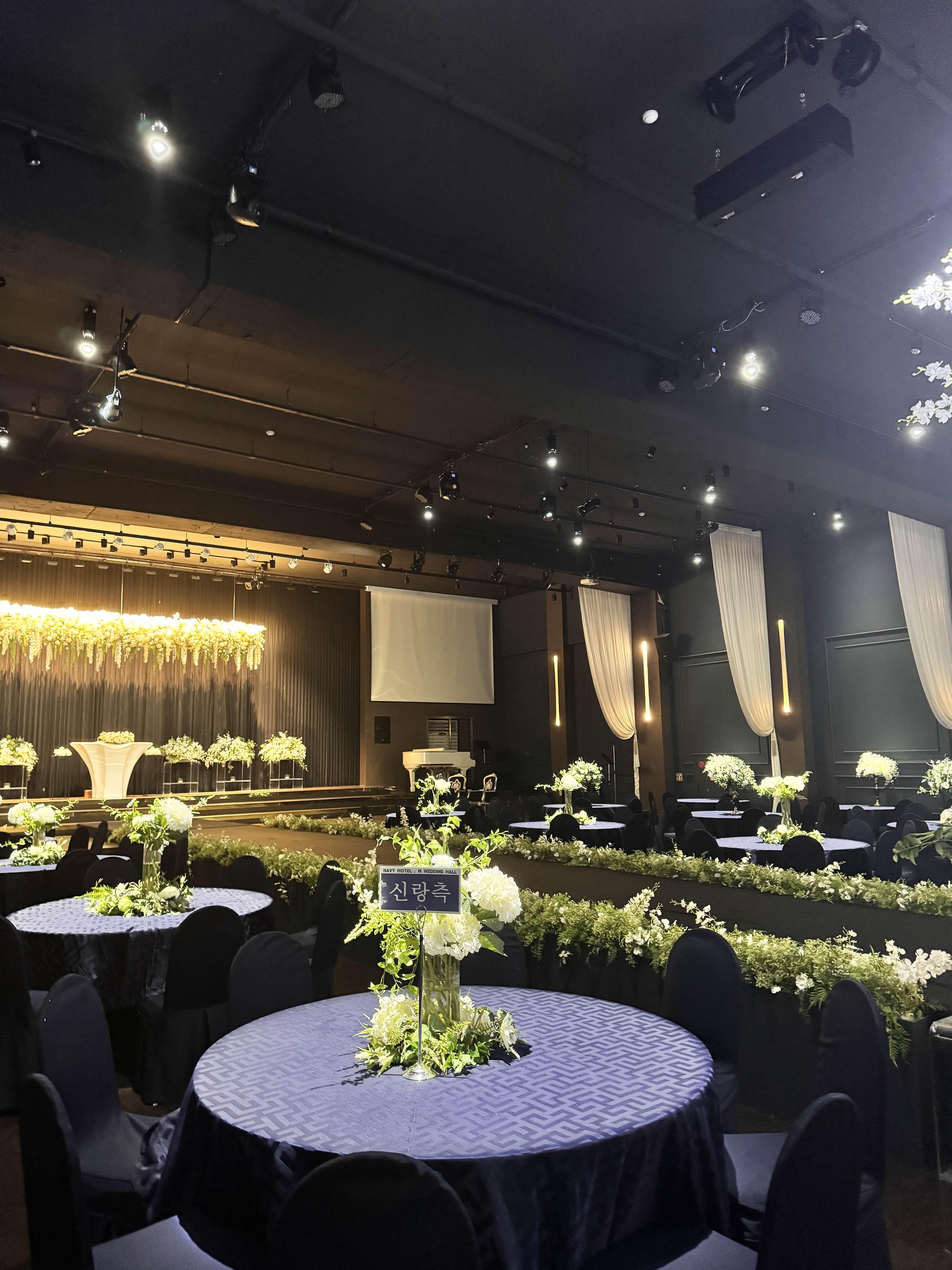 군인예식장 해군호텔W웨딩홀 홀투어
