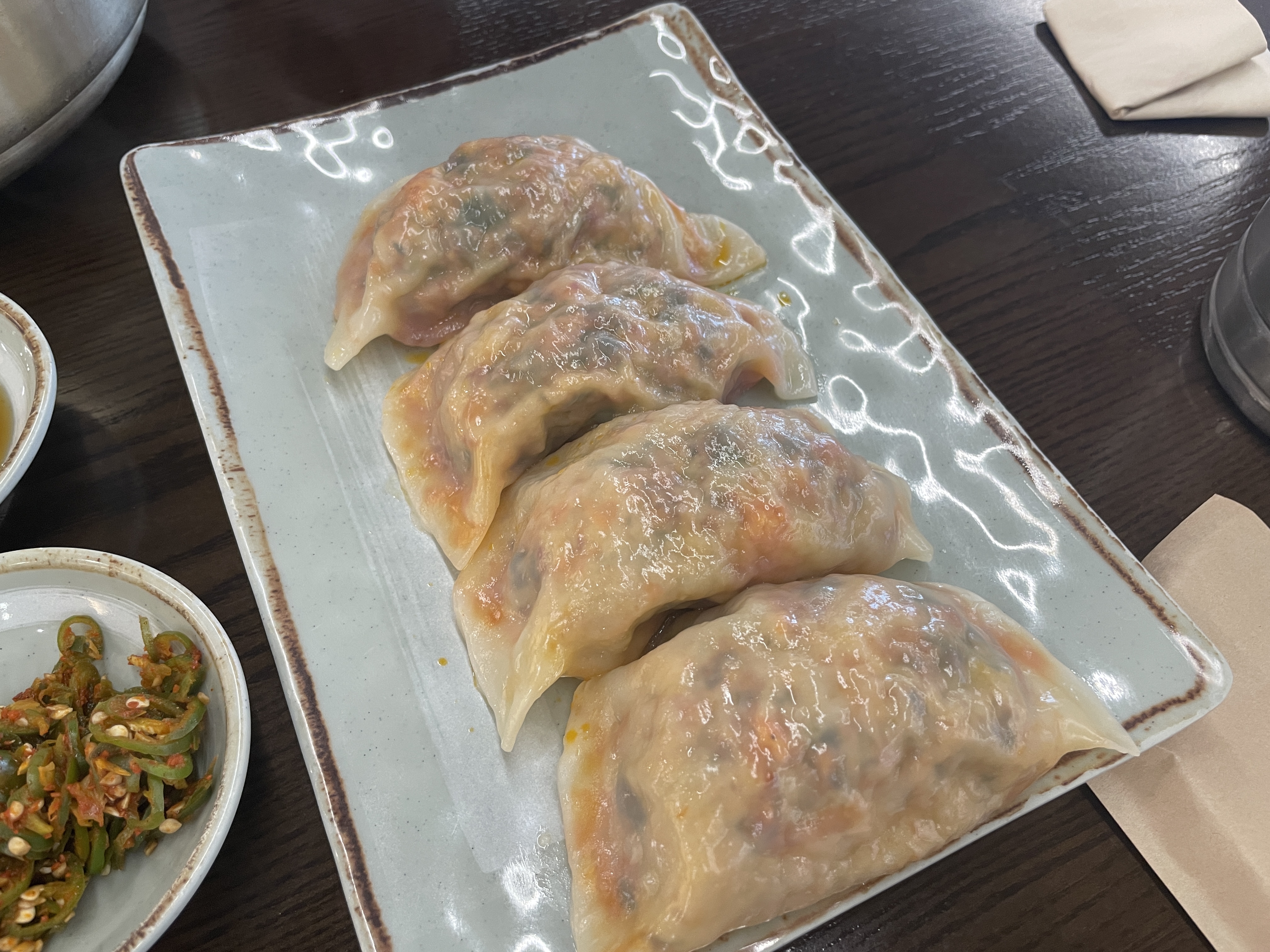 밀곳 김치만두