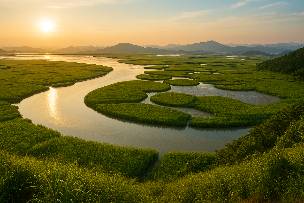 순천만 습지 사진