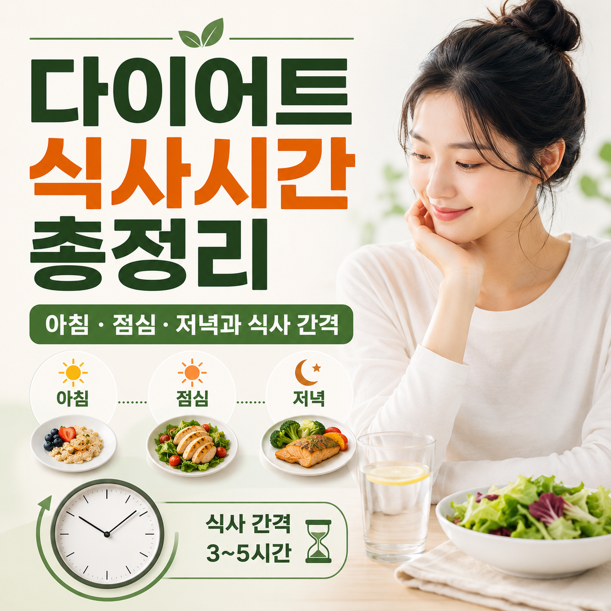 다이어트 식사시간