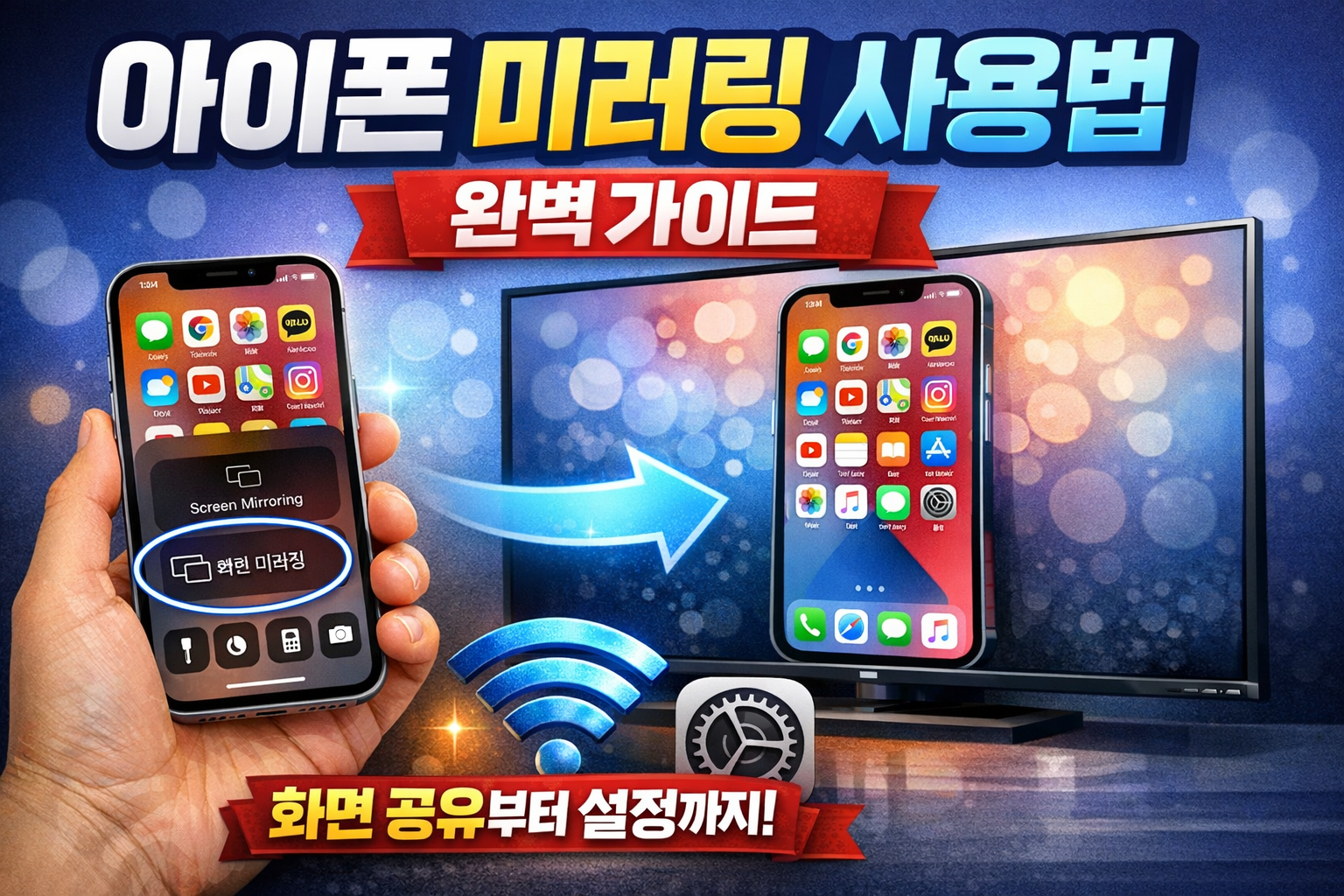 아이폰 미러링 사용법