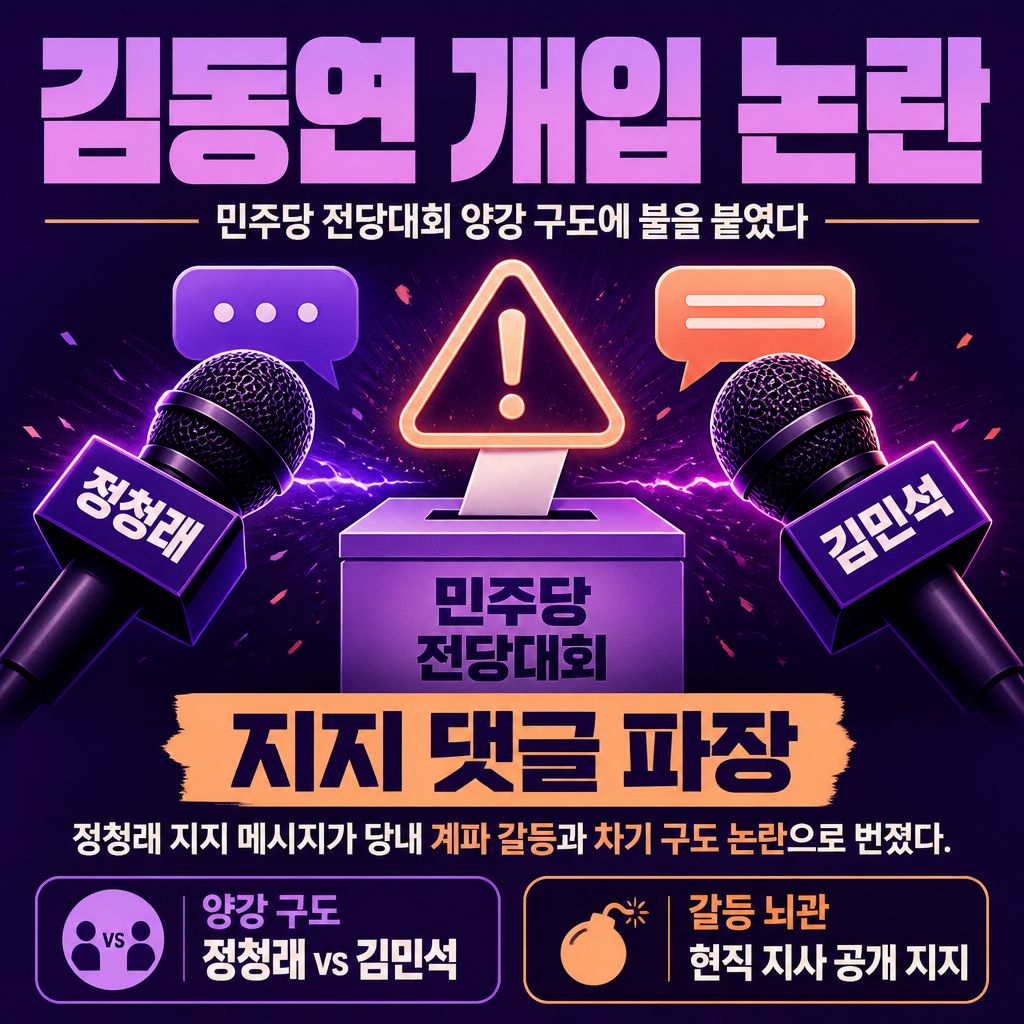 김동연 개입 논란
