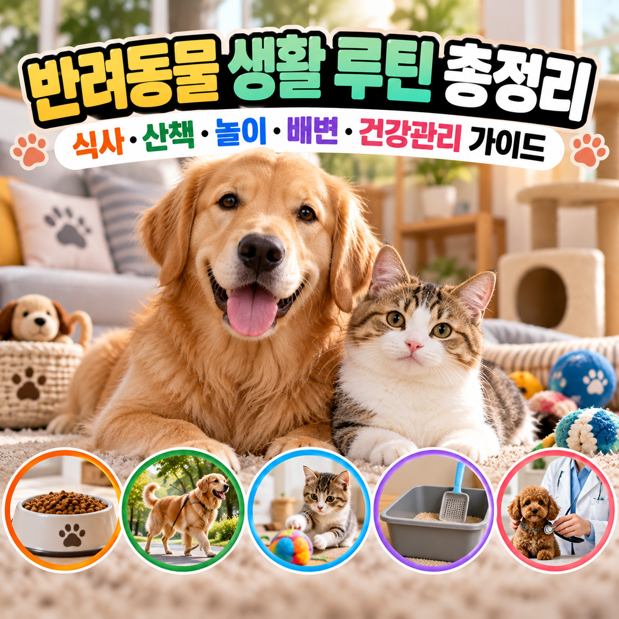 반려동물 생활 루틴