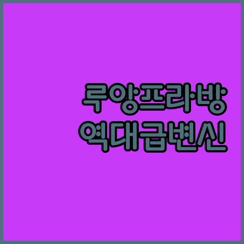 2025년 리모델링으로 난리 난 루앙..