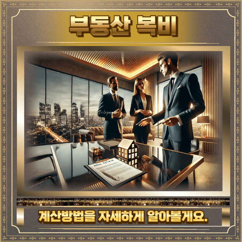 부동산 복비 계산