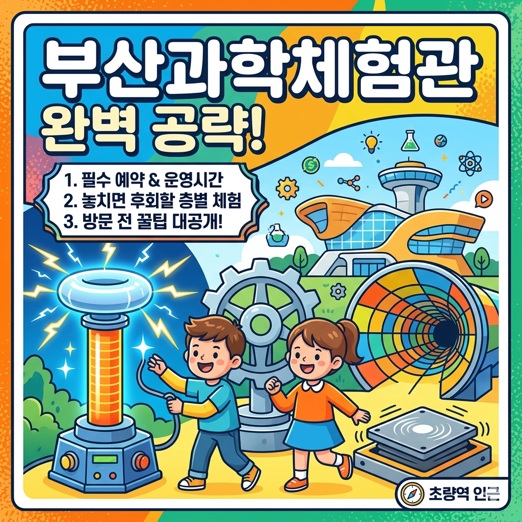 부산 아이와 가볼만한곳! 부산과학체험관 완벽 공략법 (예약, 종목, 이용시간)
